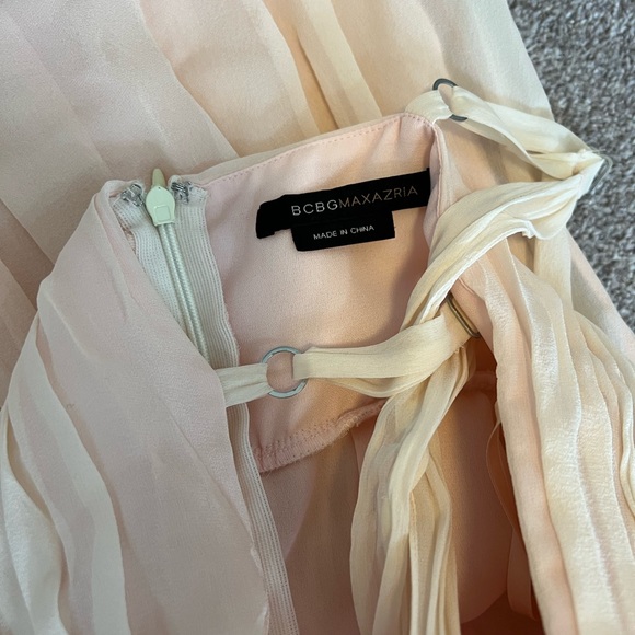 BCBGMaxAzria Silk Pink Ombré Dress - Picture 5 of 11